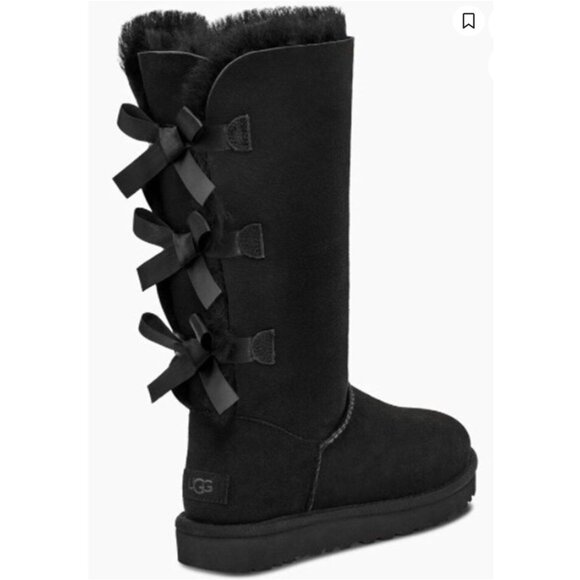 UGG Shoes - Ugg Bailey Bow II Tall Boot in Black Size 10 BRAND NEW